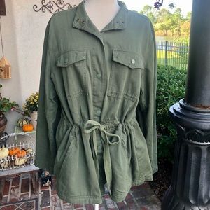Terra & Sky Army Green Jacket